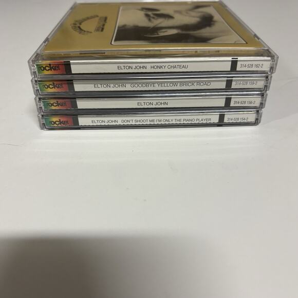 4 CD Lot Elton John Releases Yellow Brick Road, Honky Chateau Elton John - Picture 10 of 11